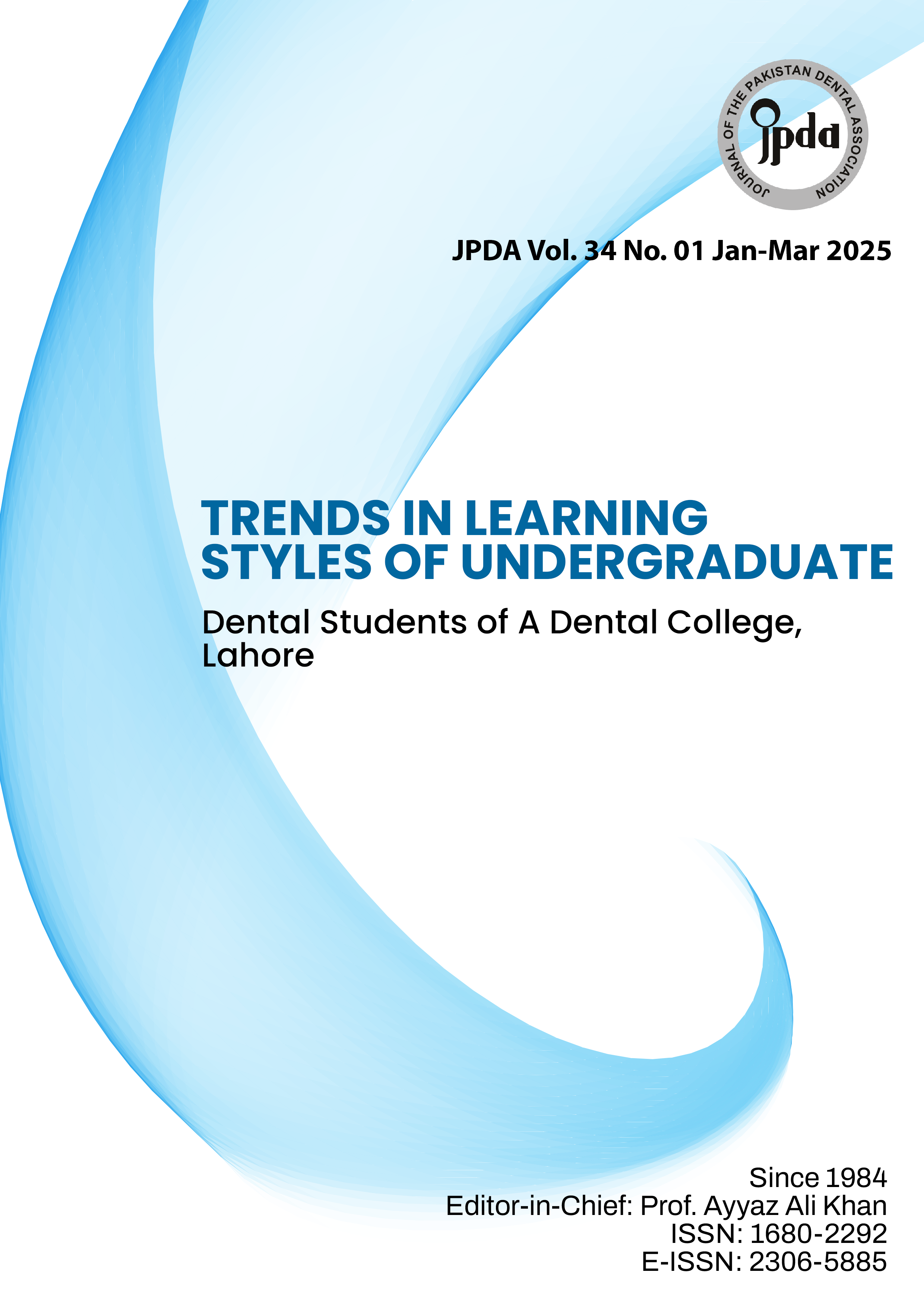 Journal of The Pakistan Dental Association